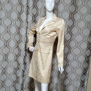 Beautiful  soft gold brocade evening jacket